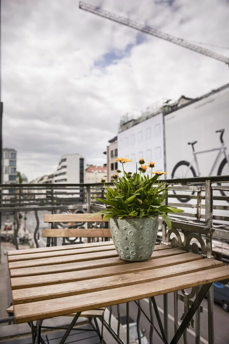 balcony of family apartment OTA-Berlin